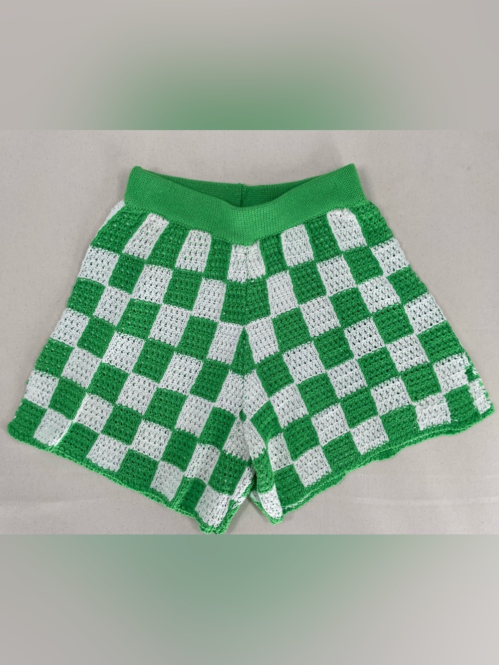 Frankies Bikinis Coco Crochet Button Up Shirt with matching shorts. - Picture 9 of 11